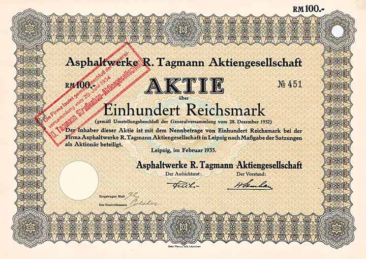 Asphaltwerke R. Tagmann AG