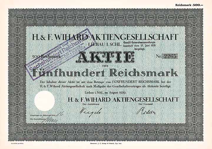 H. & F. Wihard AG