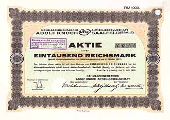 Nähmaschinenfabrik Adolf Knoch AG