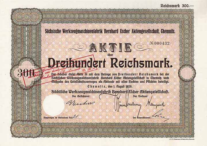 Sächsische Werkzeugmaschinenfabrik Bernhard Escher AG