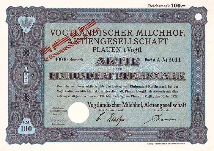 Vogtländischer Milchhof AG