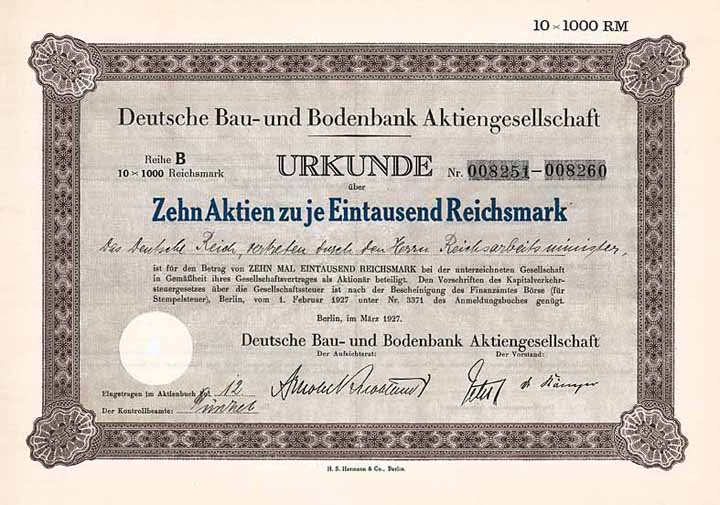 Deutsche Bau- und Bodenbank AG