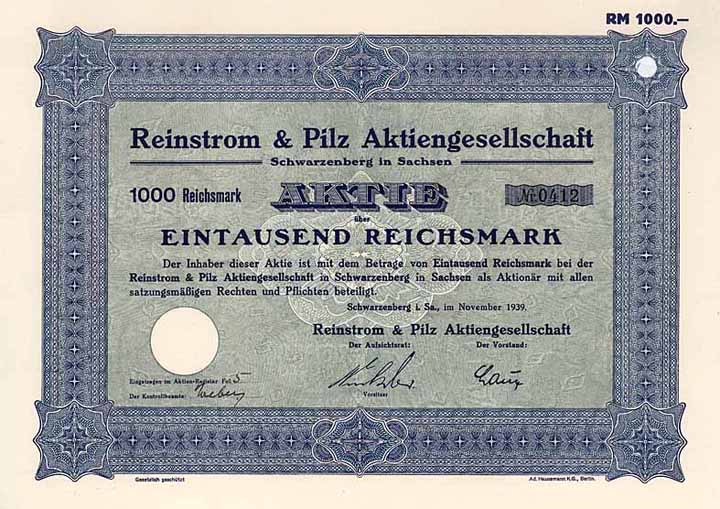 Reinstrom & Pilz AG