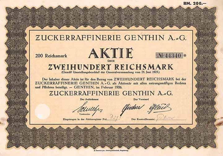 Zuckerraffinerie Genthin AG