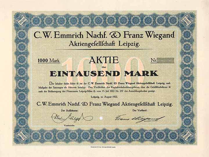 C. W. Emmrich Nachf. & Franz Wiegand AG