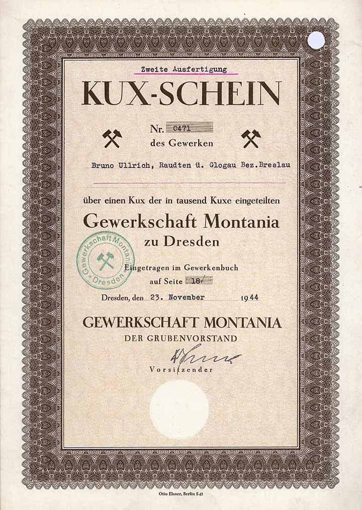 Gewerkschaft Montania