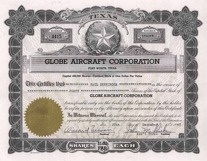 Globe Aircraft Corp.