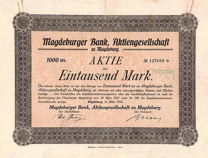 Magdeburger Bank AG