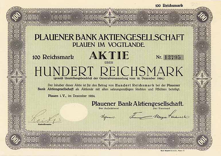Plauener Bank AG
