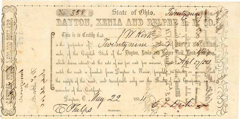 Dayton, Xenia & Belpre Railroad