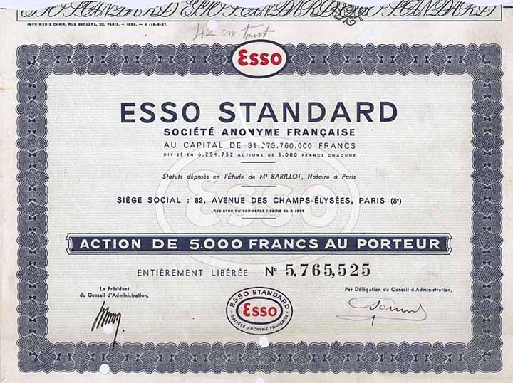 ESSO STANDARD S.A. Francaise