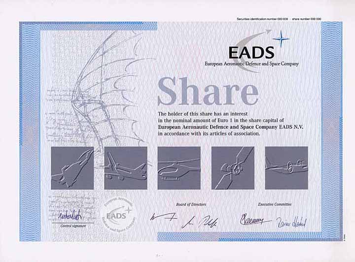 EADS European Aeronautic Defence and Space Company