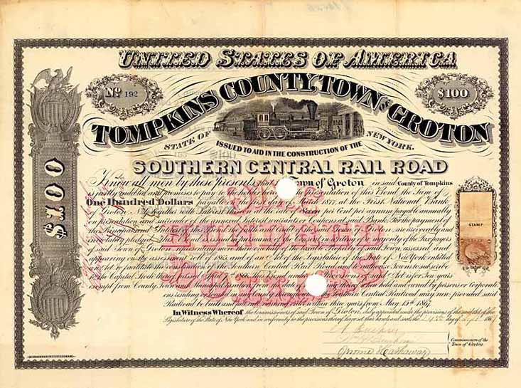 Tompkins County, Town of Groton (Southern Central Railroad)