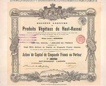 S.A. des Produits Végétaux du Haut-Kassai