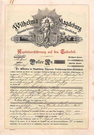 Wilhelma in Magdeburg Allgemeine Versicherungs-AG