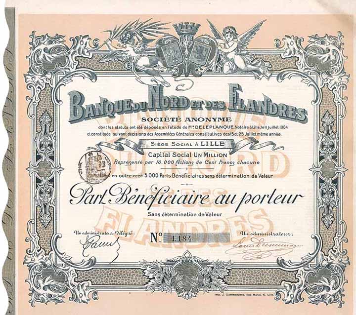 Banque du Nord et des Flandres S.A.