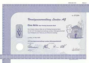 LVV Vermögensverwaltung Landau AG