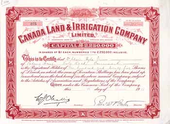 Canada Land & Irrigation Co.