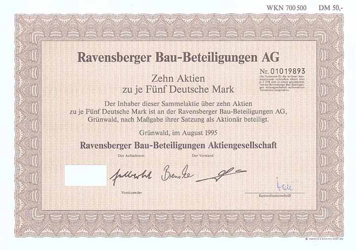 Ravensberger Bau-Beteiligungen AG