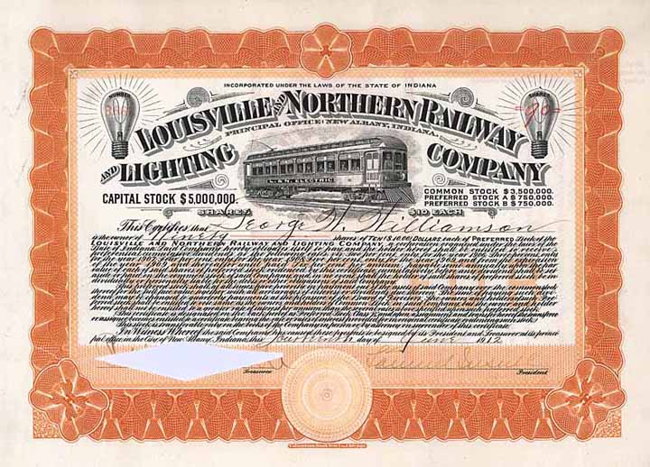 Louisville & Northern Railway & Lighting Co. (OU Samuel Insull)