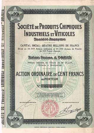 Soc. de Produits Chimiques Industriels et Viticoles S.A.