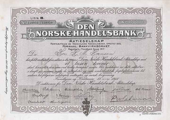 Den Norske Handelsbank A/S