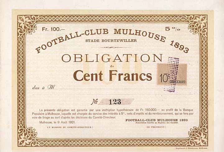 Football-Club Mulhouse 1893 Stade Bourtzwiller