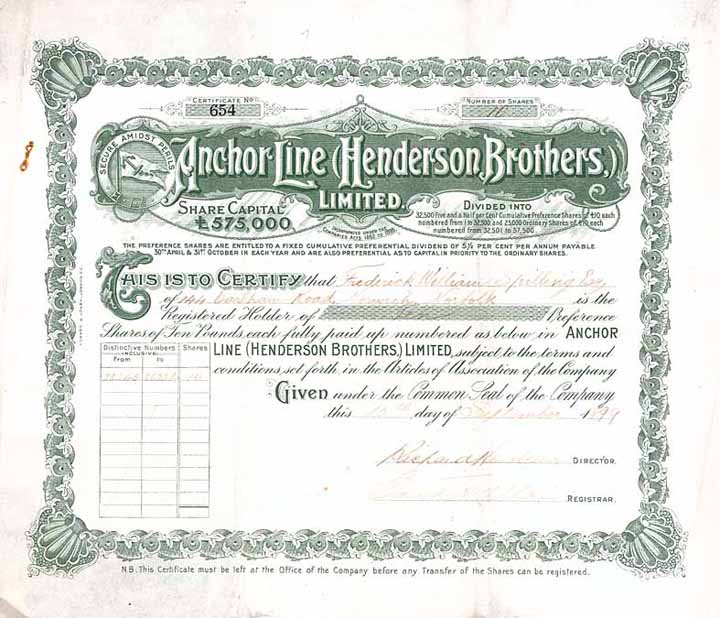 Anchor Line (Henderson Brothers) Ltd.