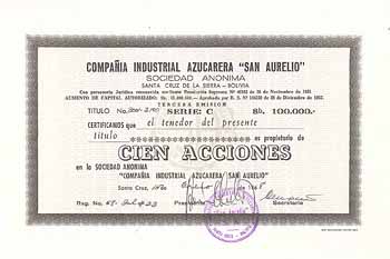 Cia. Industrial Azucarera “San Aurelio” S.A.