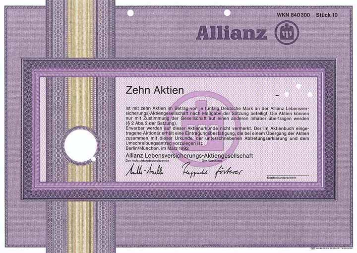 Allianz Lebensversicherungs-AG