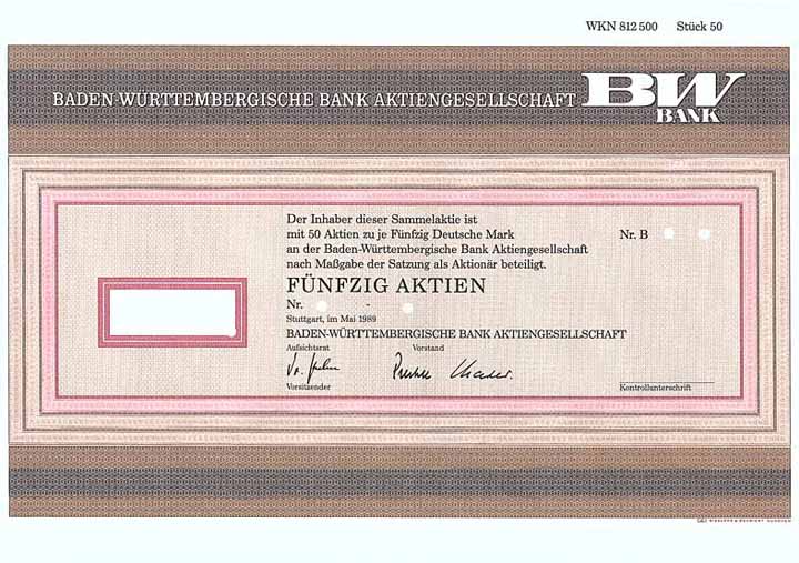 Baden-Württembergische Bank AG