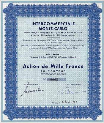 Intercommerciale Monte-Carlo S.A.