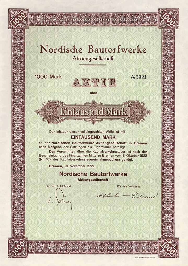 Nordische Bautorfwerke AG