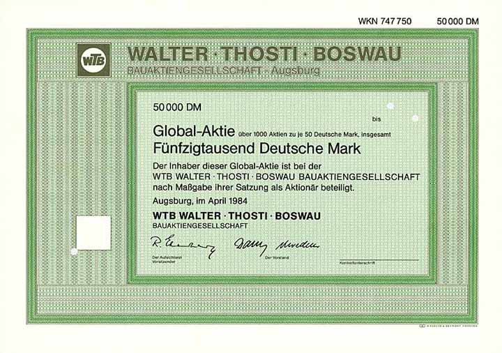 WTB Walter Thosti Boswau Bau-AG