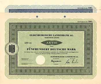 Oldenburgische Landesbank AG (2 Stücke)