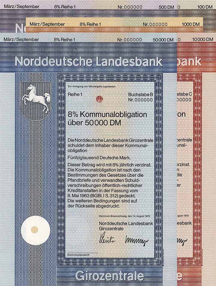 Norddeutsche Landesbank (5 Stücke)