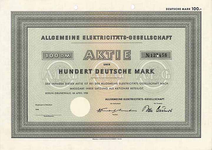 Allgemeine Elektricitäts-Gesellschaft