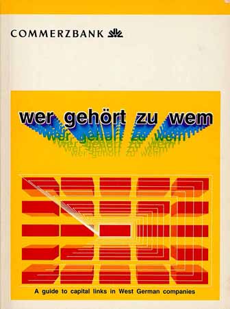wer gehört zu wem - Handbuch über Beteiligungsverhältnisse in Deutschland 1985