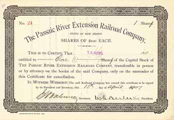 Passaic River Extension Railroad