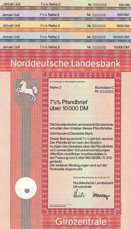 Norddeutsche Landesbank (5 Stücke)