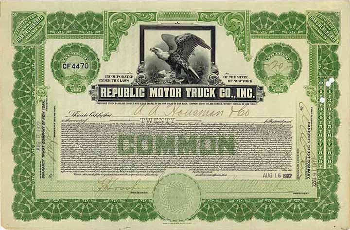 Republic Motor Truck Co.