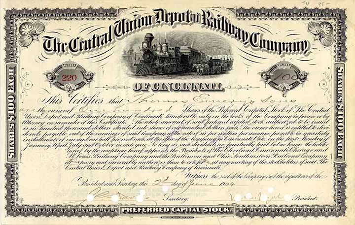 Central Union Depot & Railway Co. of Cincinnati