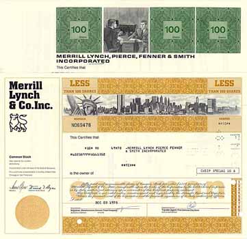 Merrill Lynch & Co. Inc. (2 Stücke)