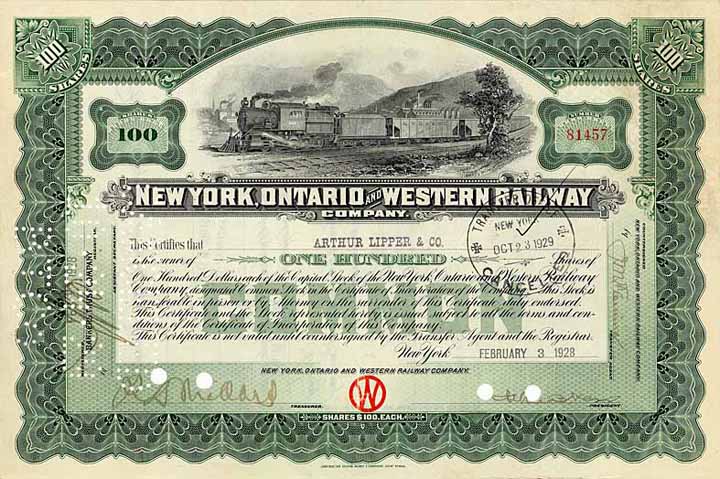 New York, Ontario & Western Railway