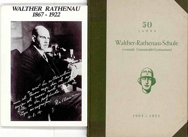 50 Jahre Walther-Rathenau-Schule 1903 - 1953 + Begleitbuch zu einer Ausstellung der Schule 1988