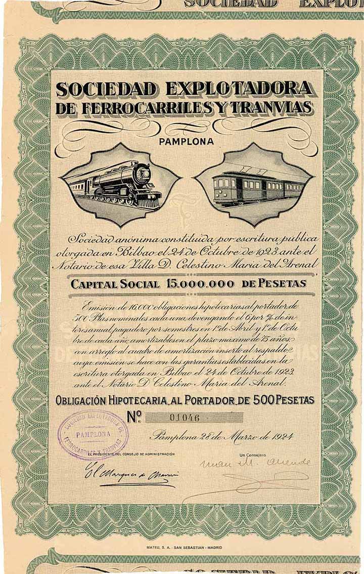 Soc. Explotadora de Ferrocarriles y Tranvias
