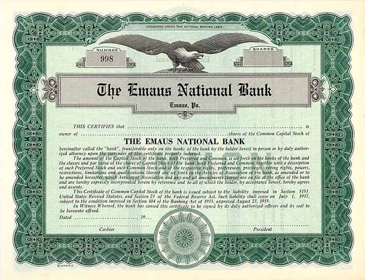 Emaus National Bank