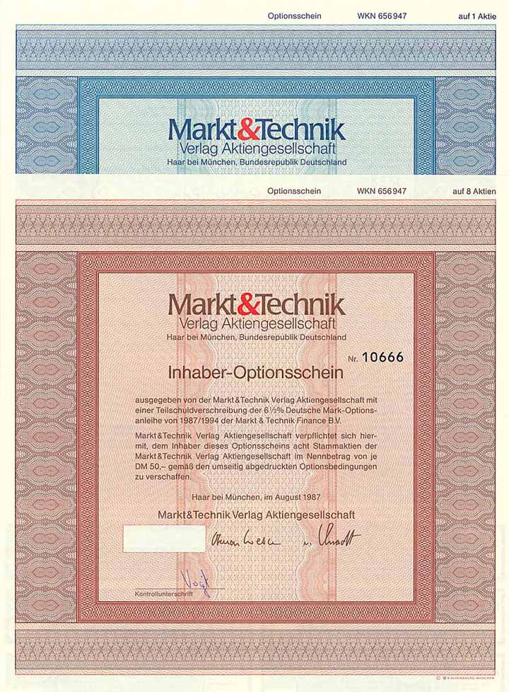 Markt & Technik Verlag AG (2 Stücke)