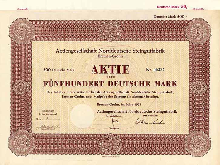 AG Norddeutsche Steingutfabrik (2 Stücke)