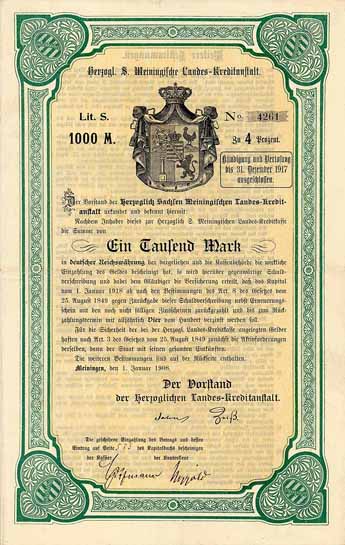 Herzogl. S. Meiningische Landes-Kreditanstalt